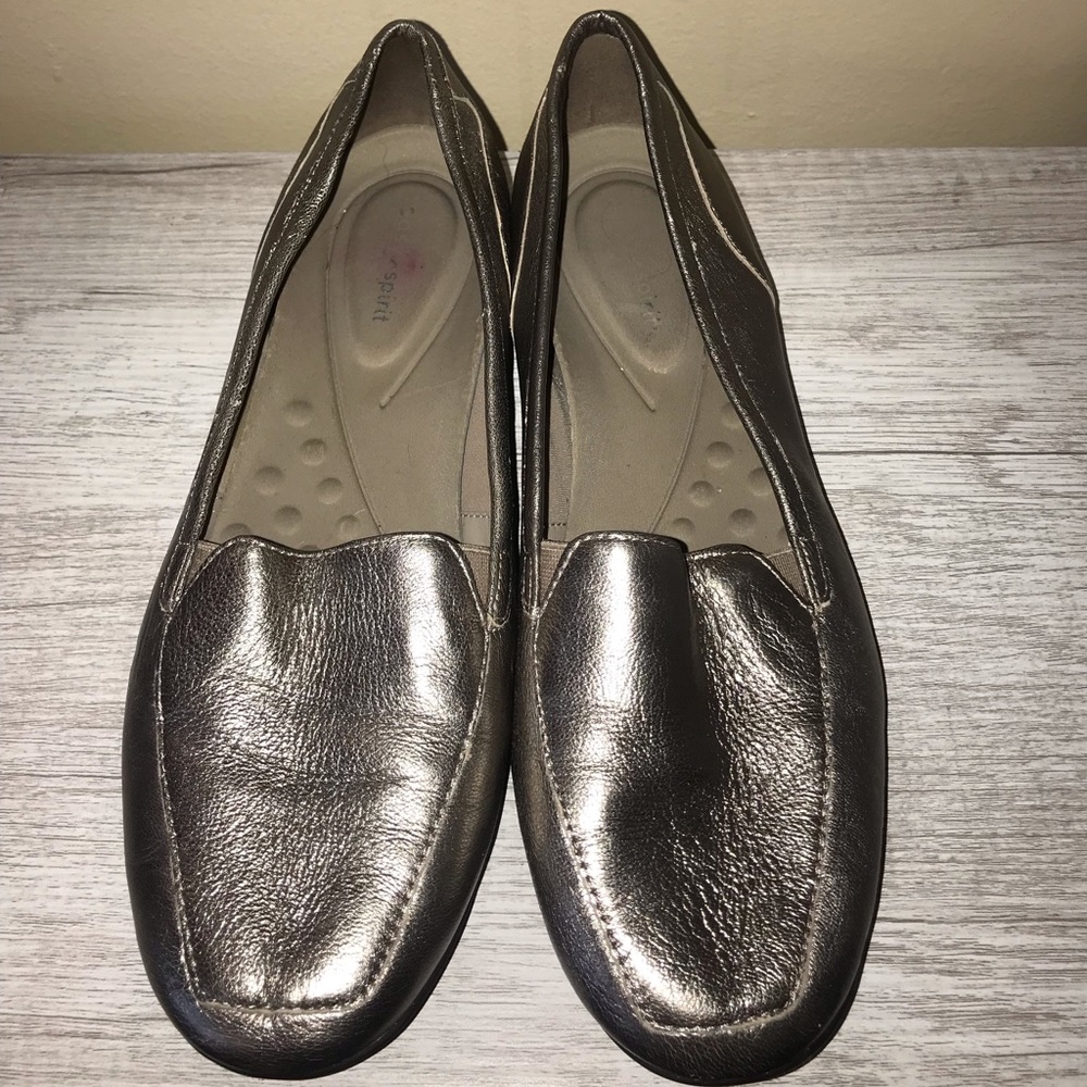 Metallic Loafers